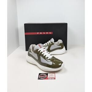 Size 7.5UK/8.5US - Prada Americas Cup Patent Leather Sneakers